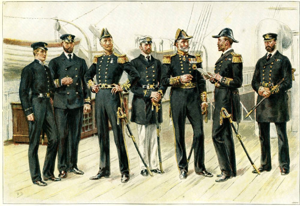 old royal navy uniforms