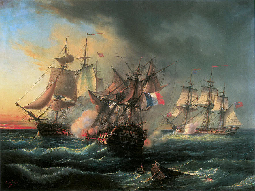 HMS Indefatigable versus Droits de l'Homme 1797 - dawlish chronicles